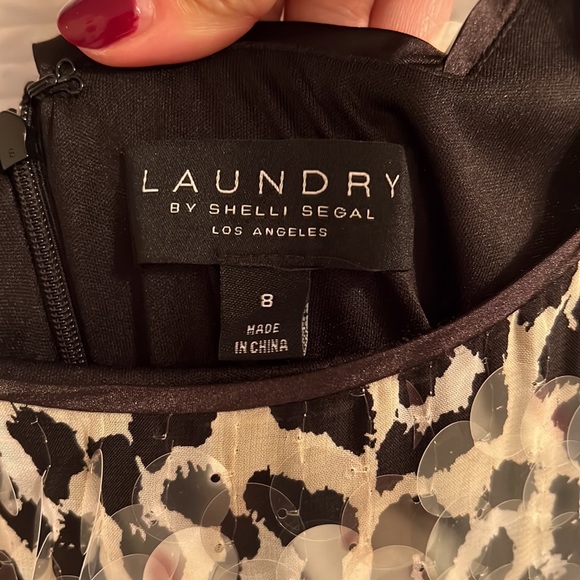 Laundry by Shelli Segal Animal Printed Mini Dress - Picture 4 of 5